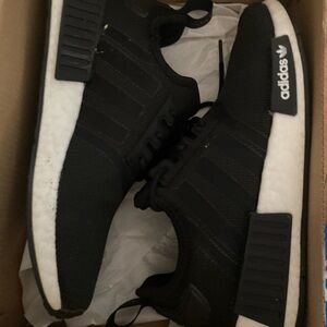Adidas kids Black and White NMD Sneakers